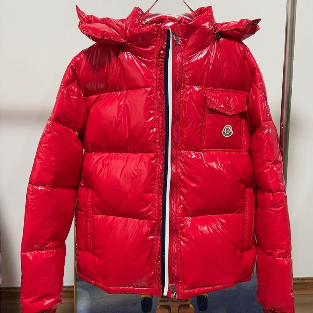 Moncler Red Puffer Jacket